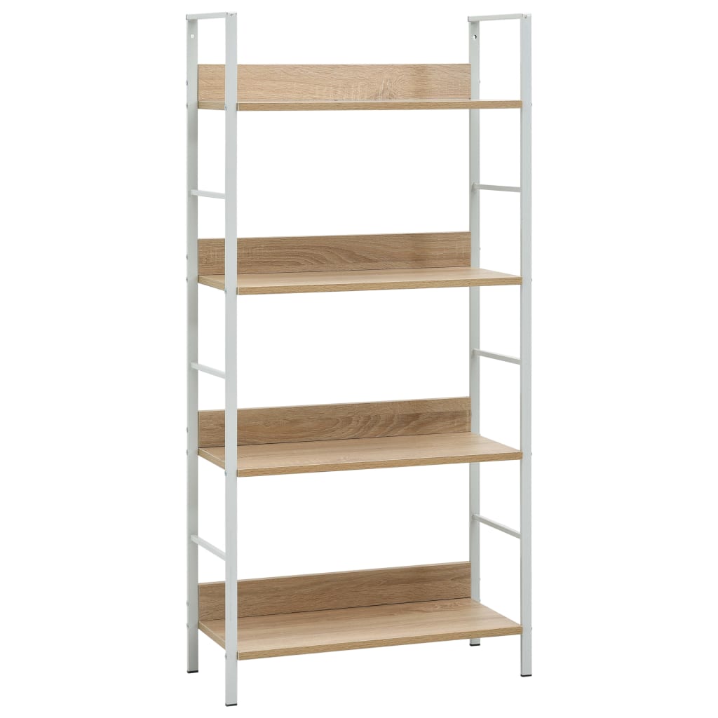Bibliothèque À 5 Niveaux Noir 60X27,6X158,5Cm Bois D'ingénierie