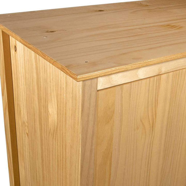 Garde-Robe À 2 Portes Hill 89X50X170 Cm Bois De Pin Solide