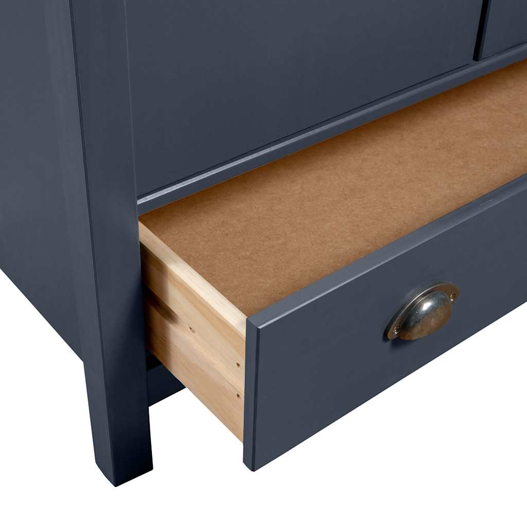 Garde-Robe À 3 Portes Hill 127X50X170 Cm Pin Solide