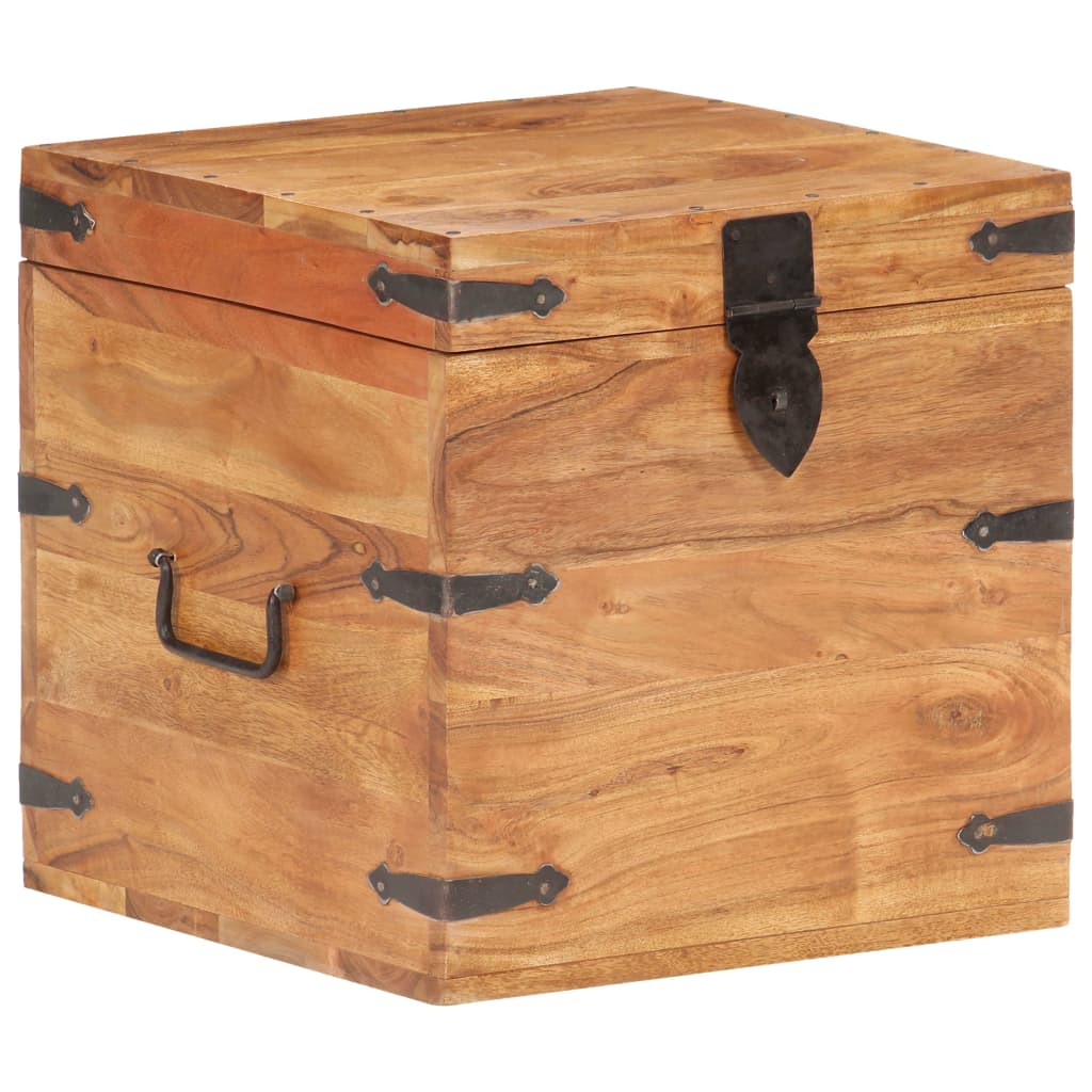 Coffre 40X40X Bois D'acacia Solide