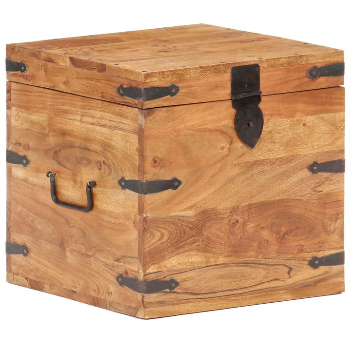 Coffre 40X40X Bois D'acacia Solide