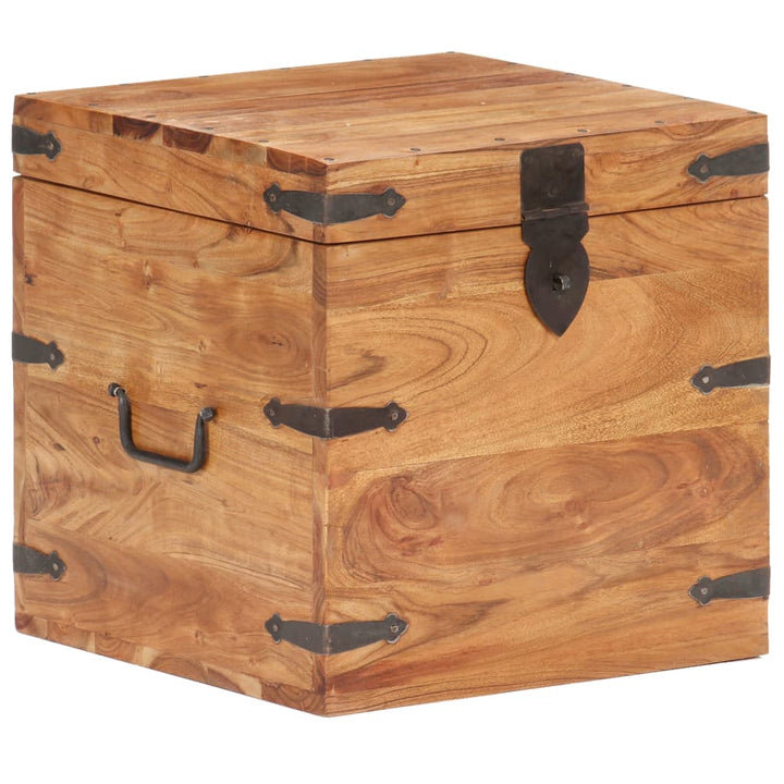 Coffre 40X40X Bois D'acacia Solide