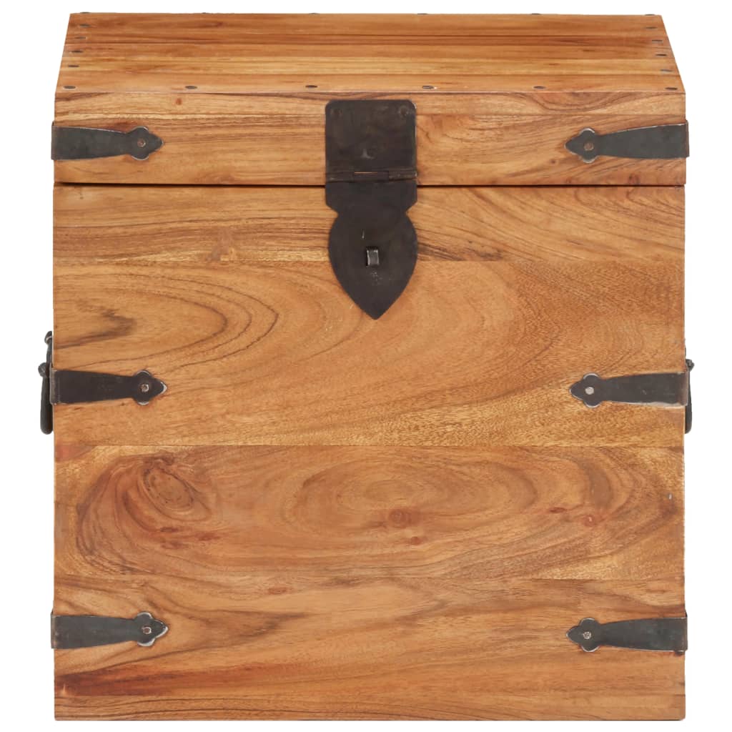 Coffre 40X40X Bois D'acacia Solide