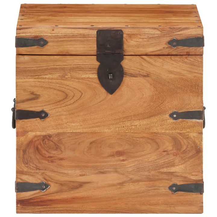 Coffre 40X40X Bois D'acacia Solide