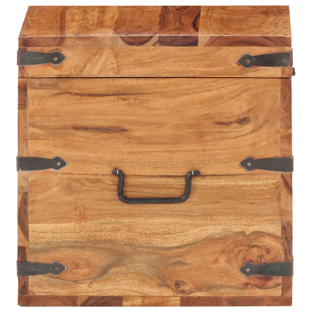 Coffre 40X40X Bois D'acacia Solide