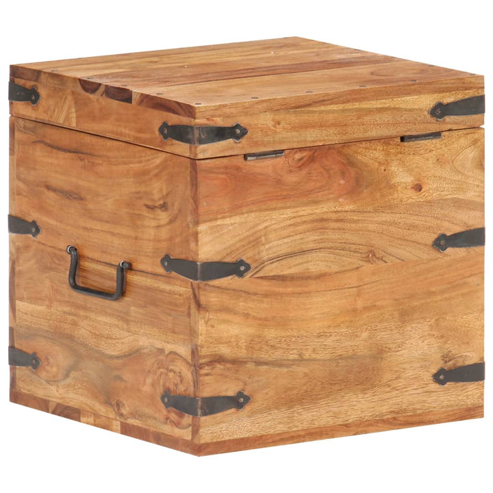 Coffre 40X40X Bois D'acacia Solide