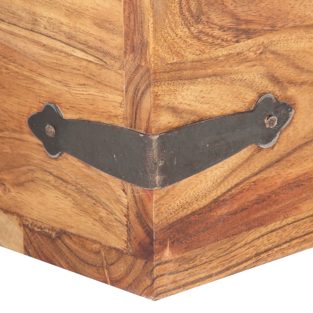 Coffre 40X40X Bois D'acacia Solide