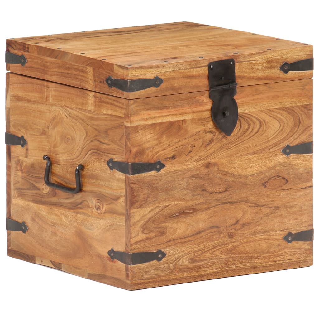 Coffre 40X40X Bois D'acacia Solide