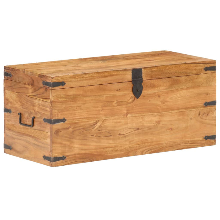 Coffre 40X40X Bois D'acacia Solide