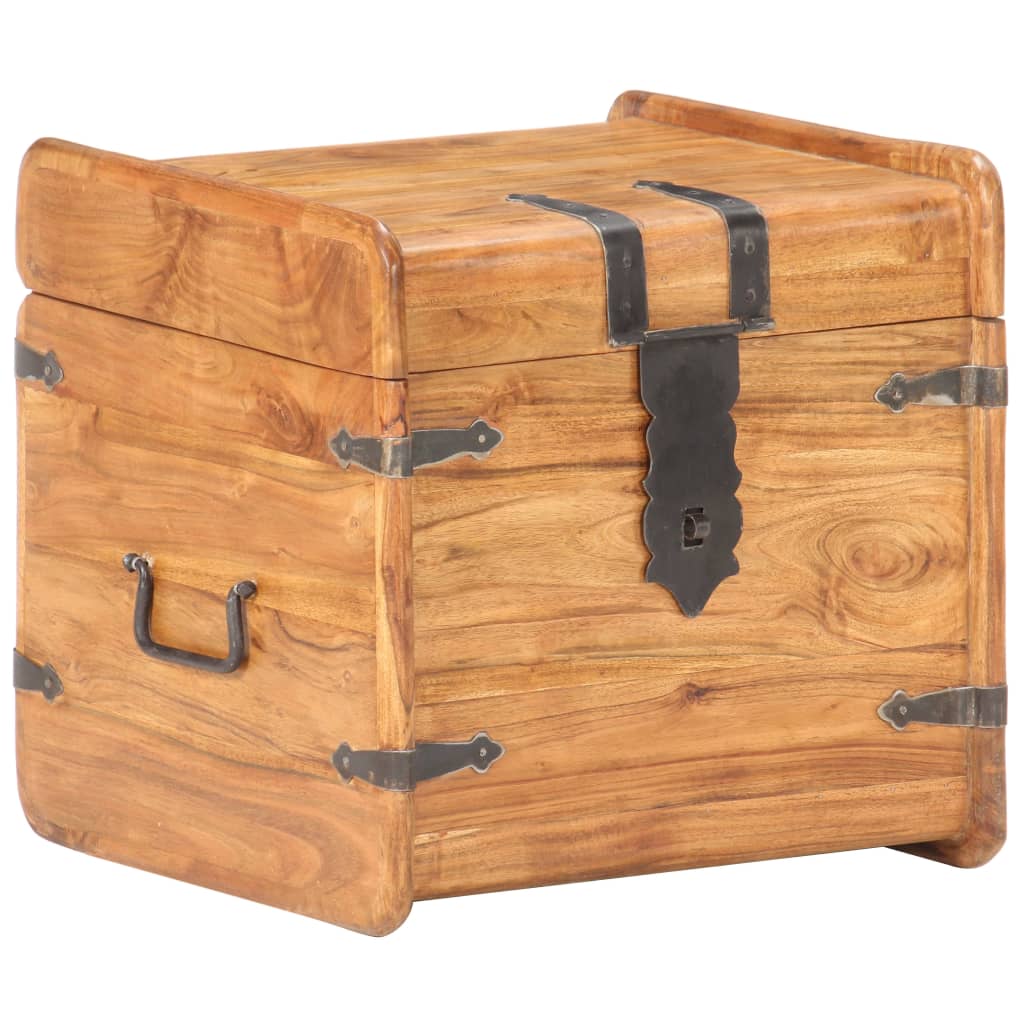 Coffre 40X40X Bois D'acacia Solide