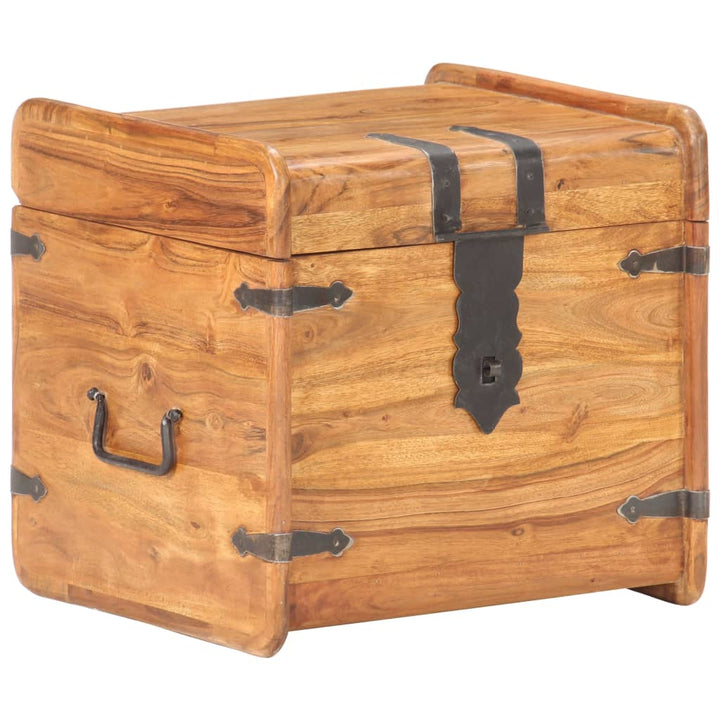 Coffre 40X40X Bois D'acacia Solide