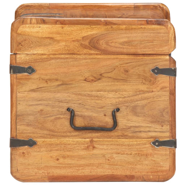 Coffre 40X40X Bois D'acacia Solide