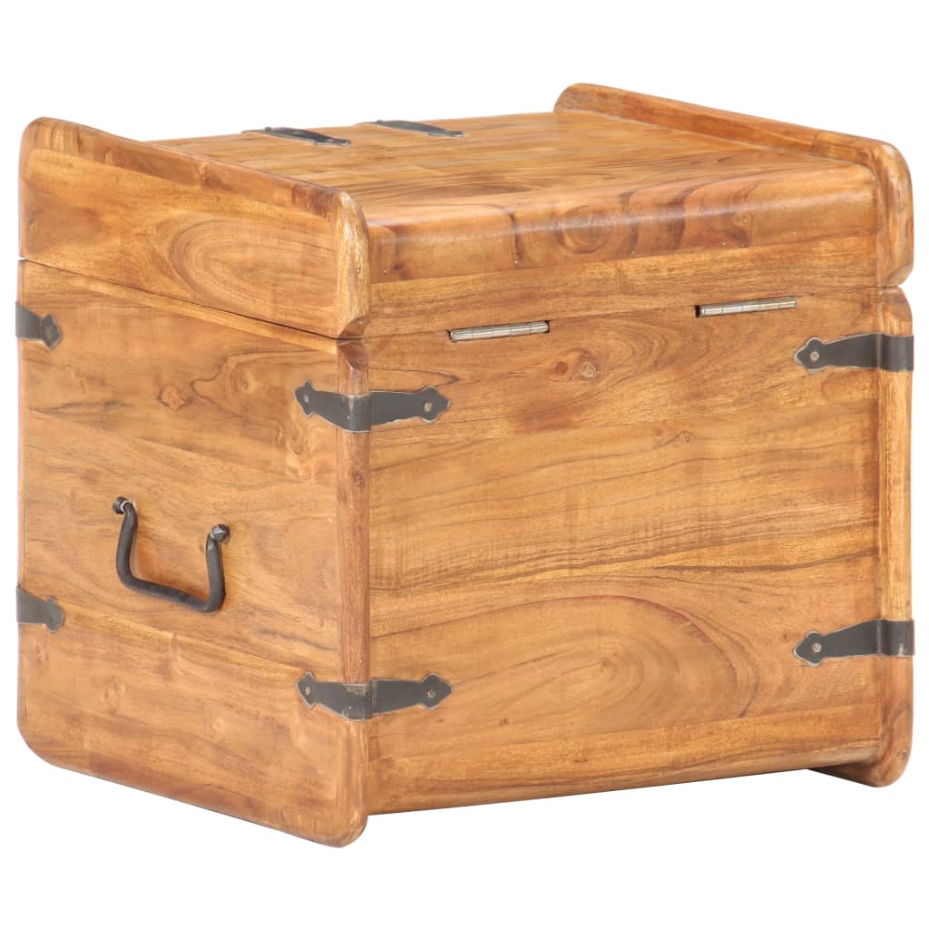 Coffre 40X40X Bois D'acacia Solide