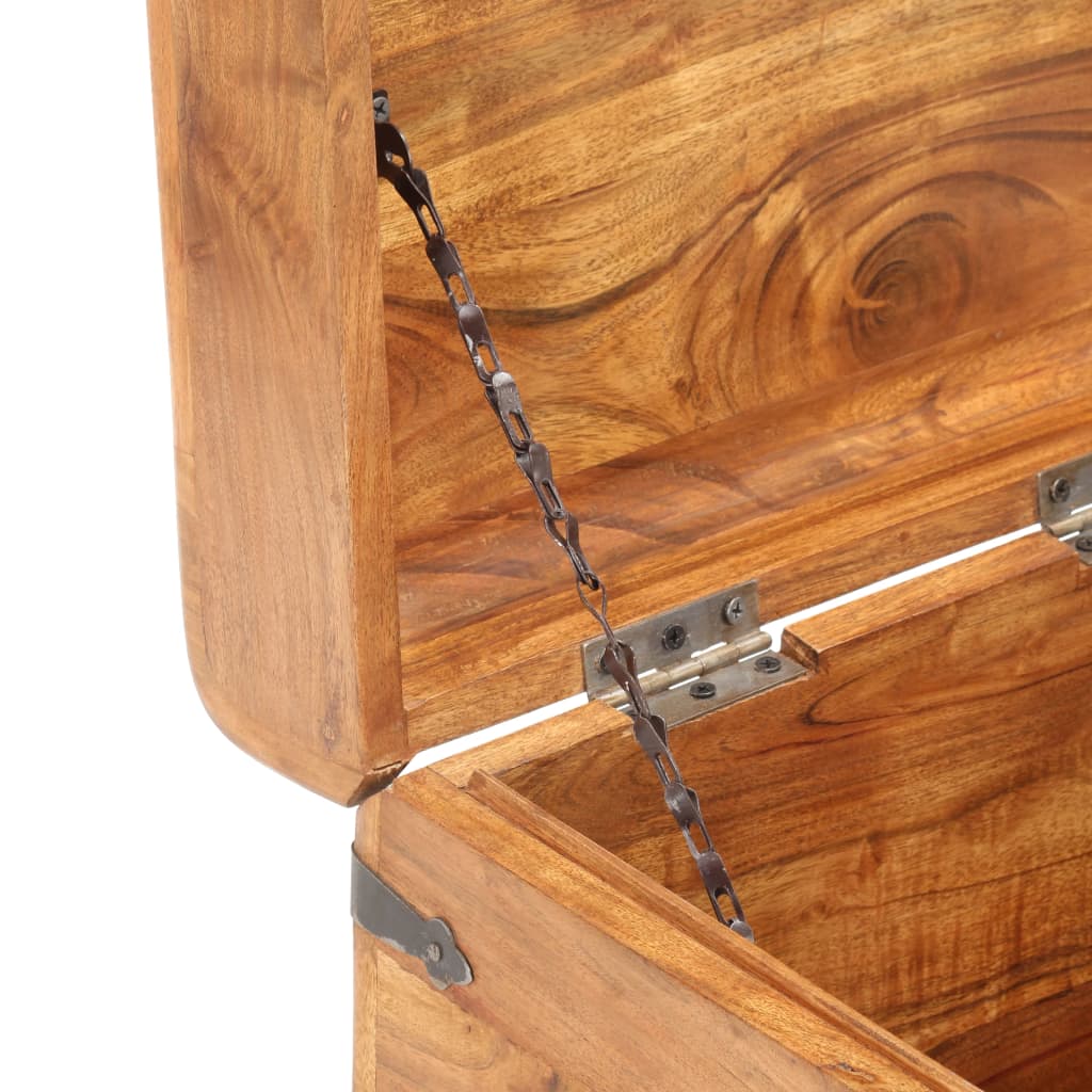 Coffre 40X40X Bois D'acacia Solide