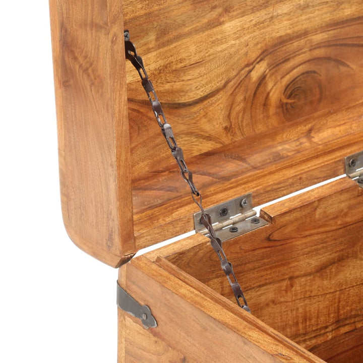 Coffre 40X40X Bois D'acacia Solide