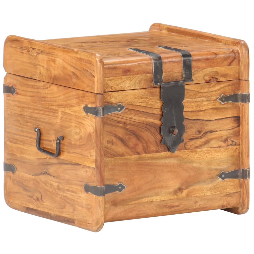 Coffre 40X40X Bois D'acacia Solide