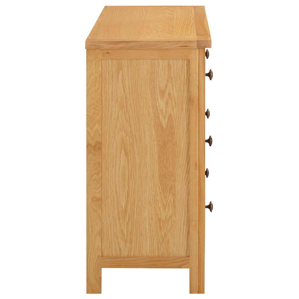 Commode 105X33,5X73 Cm Bois De Chêne Massif