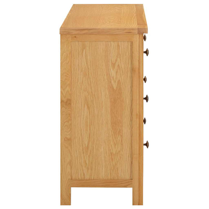 Commode 105X33,5X73 Cm Bois De Chêne Massif