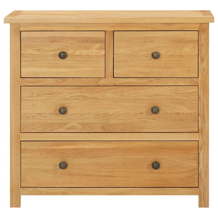 Commode 80X35X75 Cm Bois De Chêne Massif