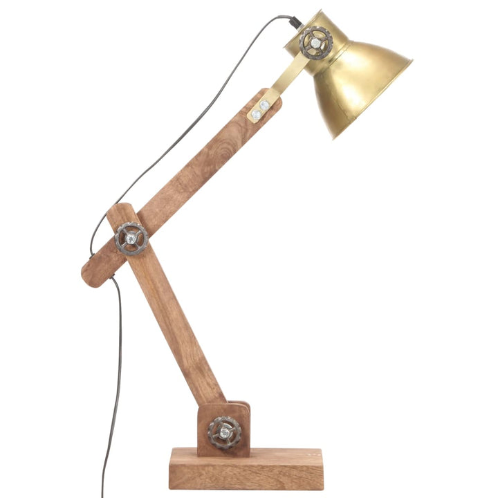 Lampe De Bureau Industrielle Laiton Rond 58X18X90 Cm E27 Crème