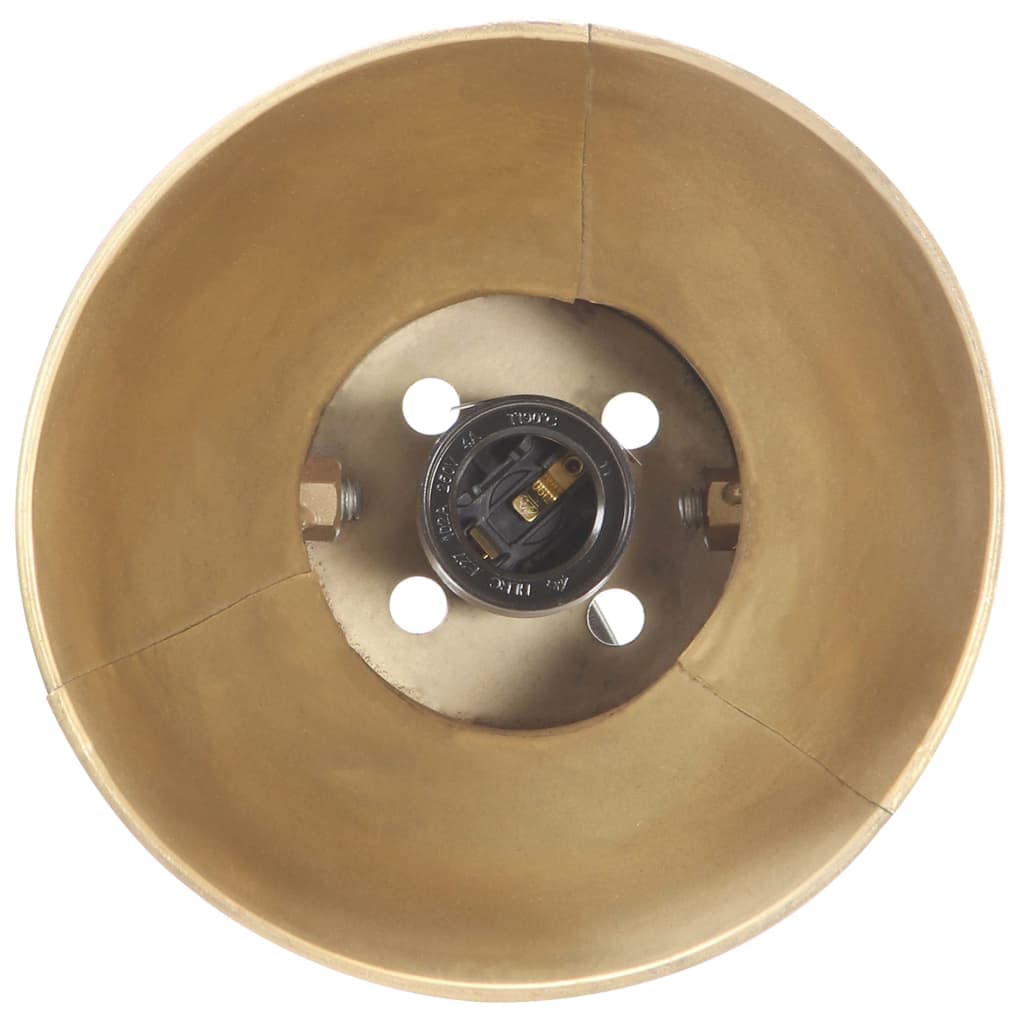 Lampe De Bureau Industrielle Laiton Rond 58X18X90 Cm E27 Crème