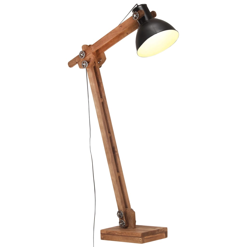 Lampadaire Bois De Manguier Massif E27