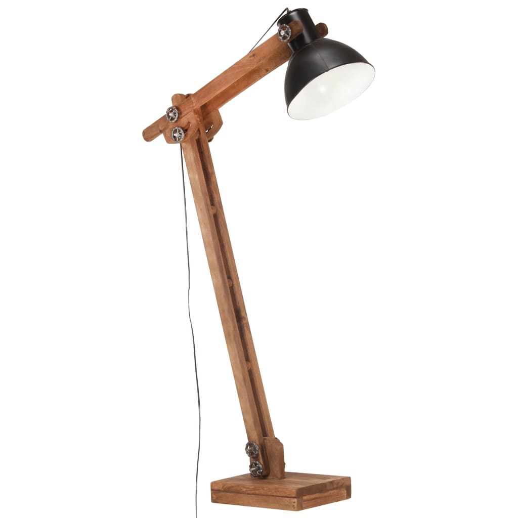 Lampadaire Bois De Manguier Massif E27