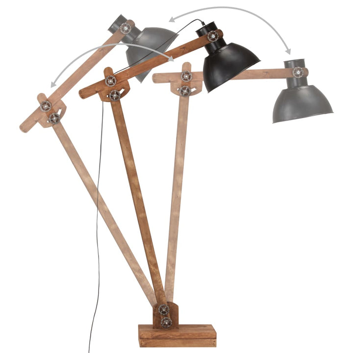Lampadaire Bois De Manguier Massif E27