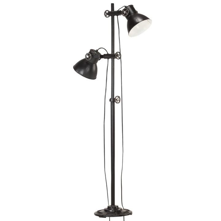 Lampadaire Avec 2 Abat-Jour E27 Fonte
