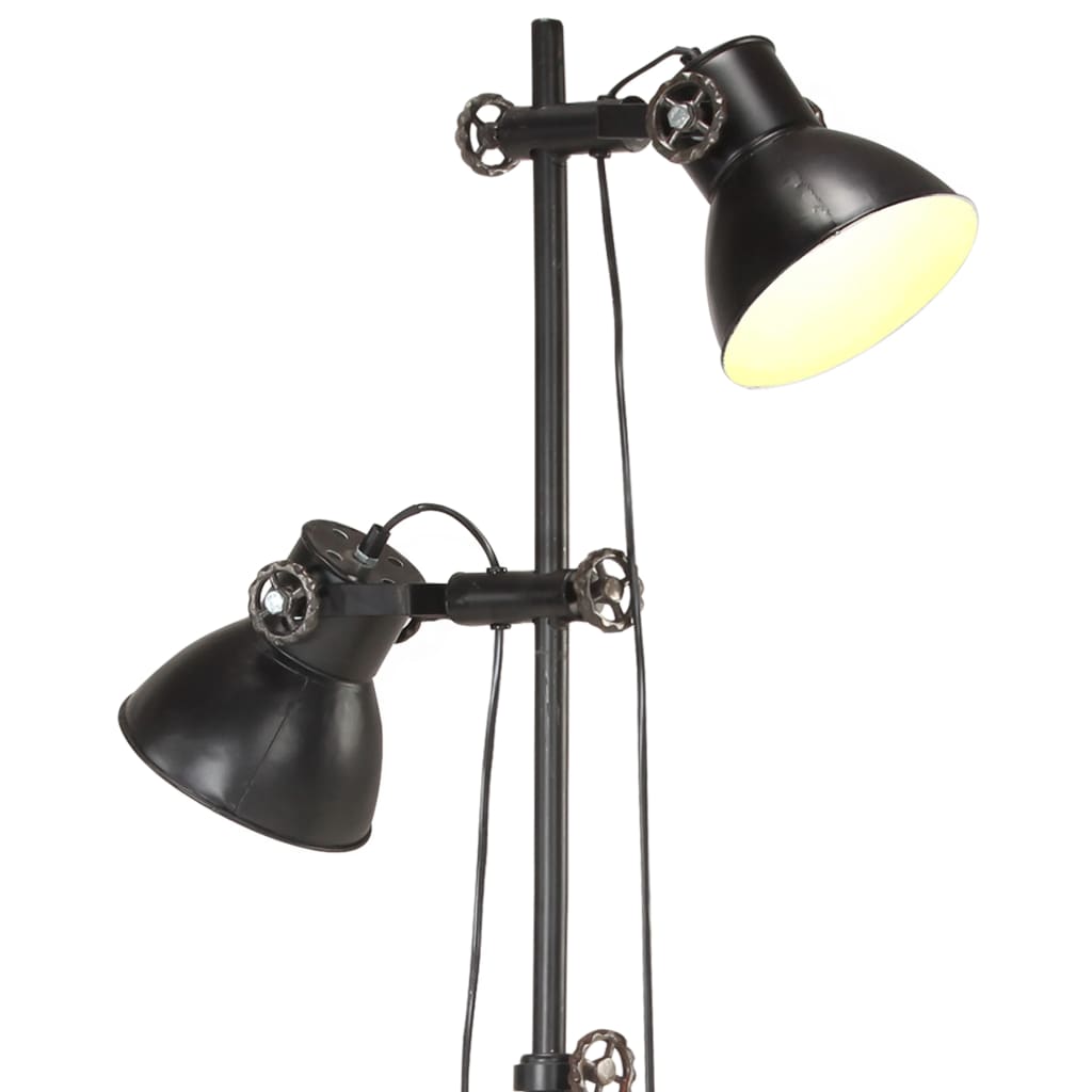 Lampadaire Avec 2 Abat-Jour E27 Fonte