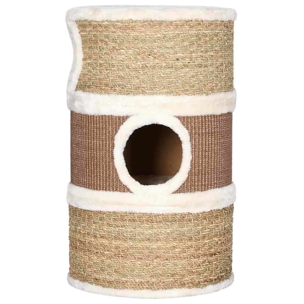 Tonneau À Gratter Pour Chats 60 Cm Herbiers Marins