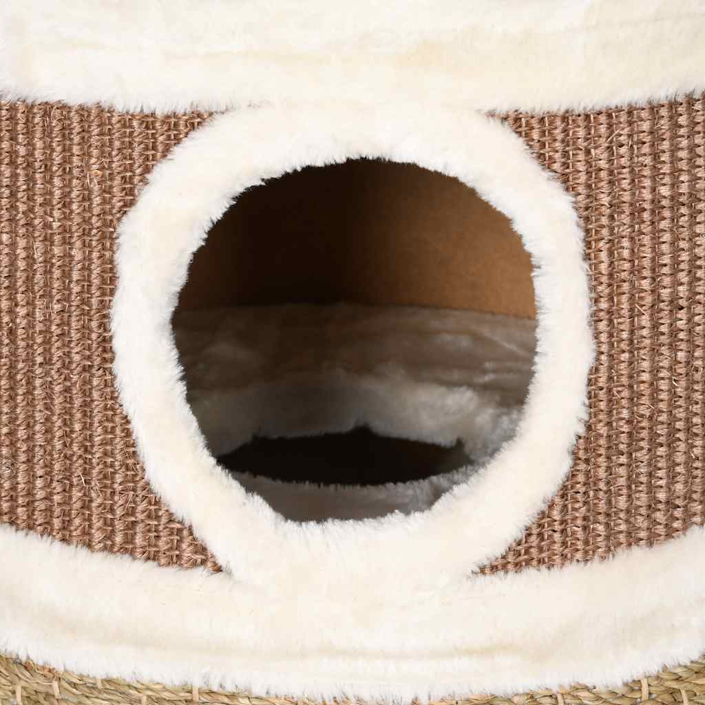 Tonneau À Gratter Pour Chats 60 Cm Herbiers Marins