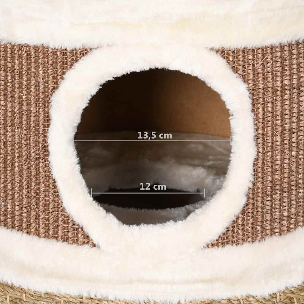 Tonneau À Gratter Pour Chats 60 Cm Herbiers Marins