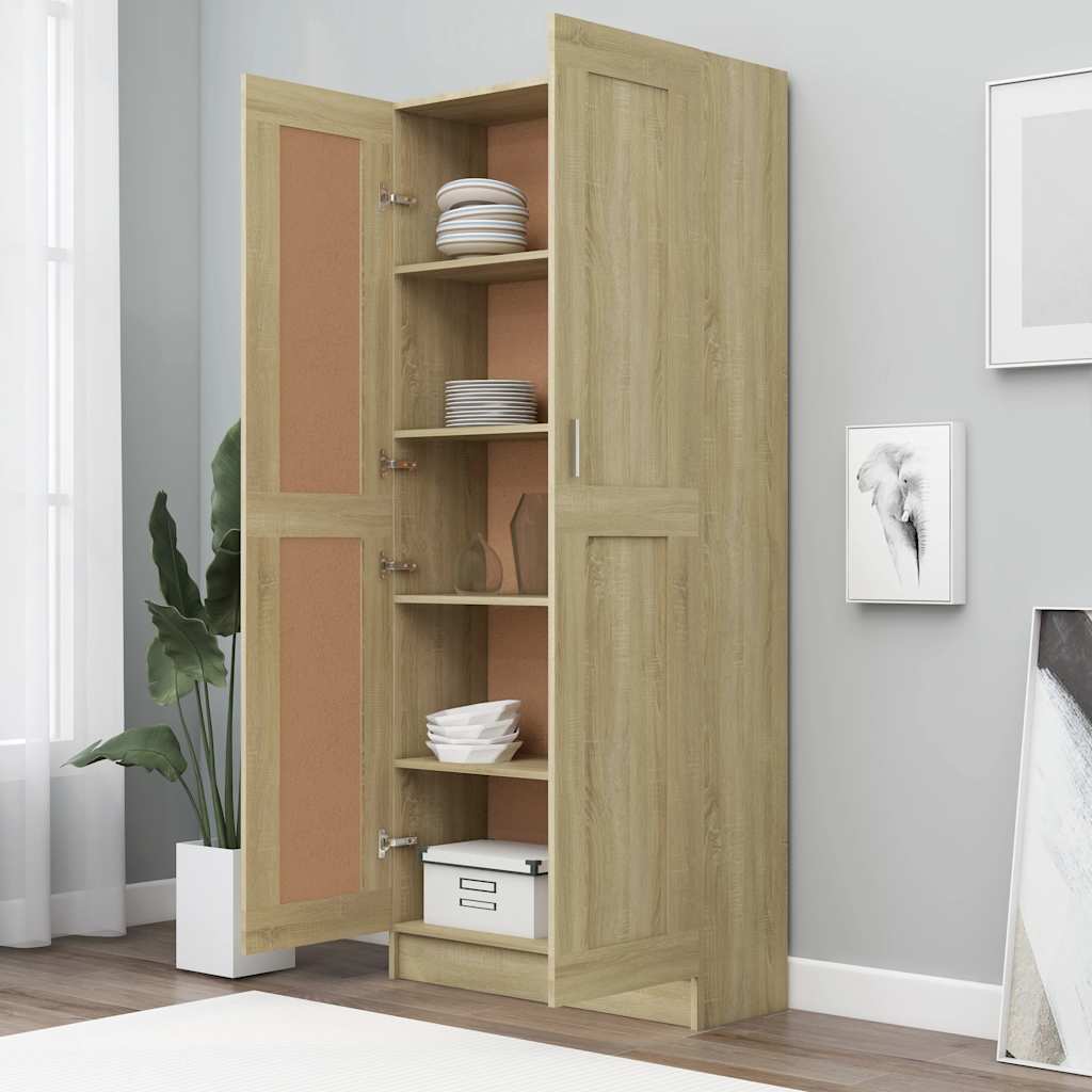 Bibliothèque 82,5X30,5X185,5 Cm Bois D'ingénierie