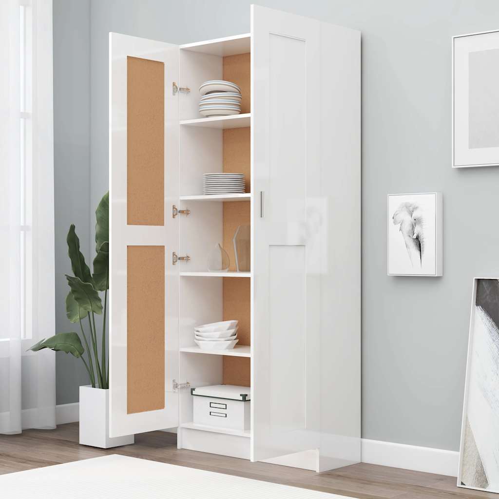 Bibliothèque 82,5X30,5X185,5Cm Bois D'ingénierie