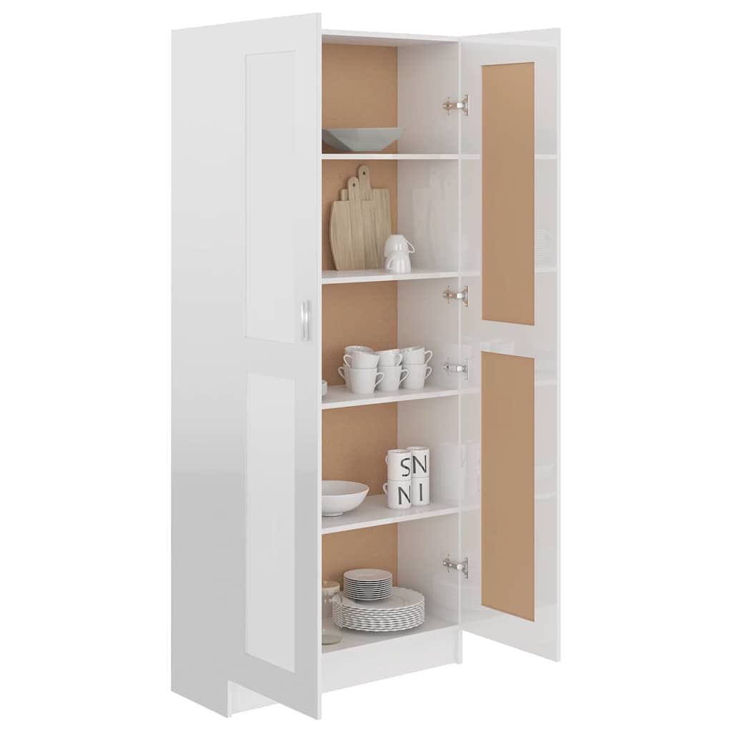 Bibliothèque 82,5X30,5X185,5Cm Bois D'ingénierie