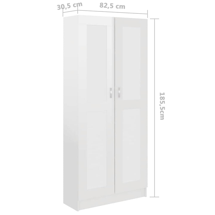 Bibliothèque 82,5X30,5X185,5Cm Bois D'ingénierie
