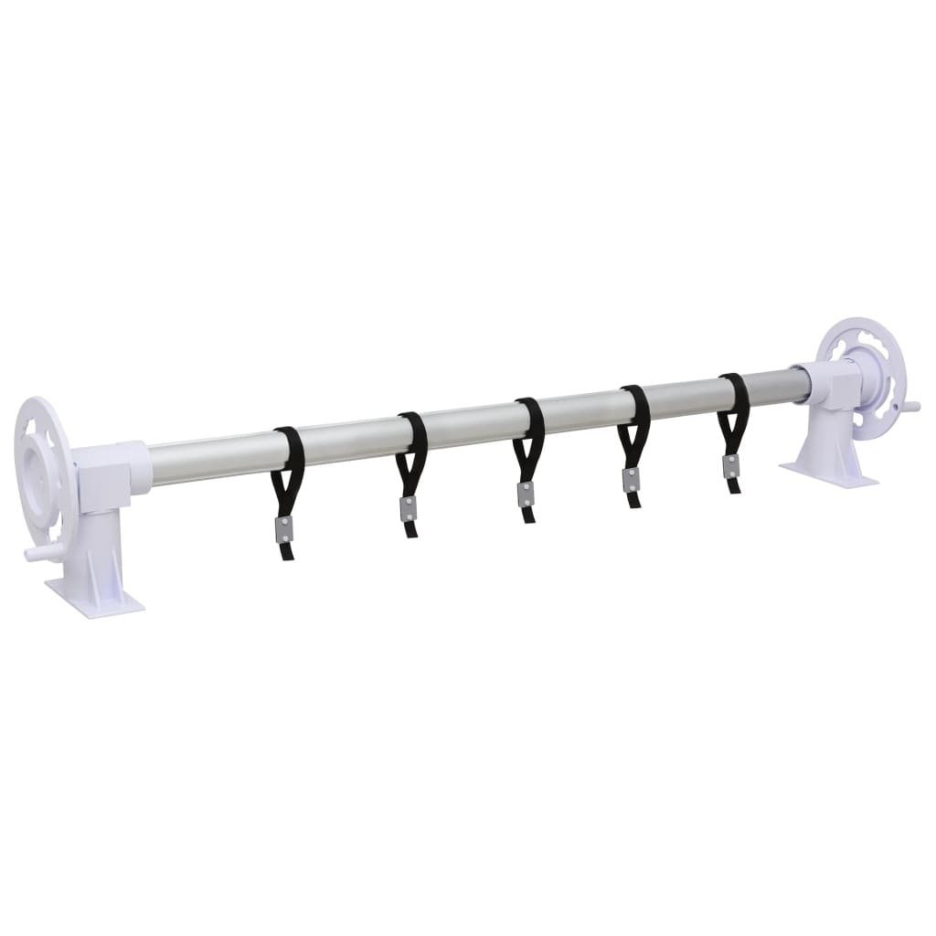 Rouleau De Couverture De Piscine Avec Base En Plastique