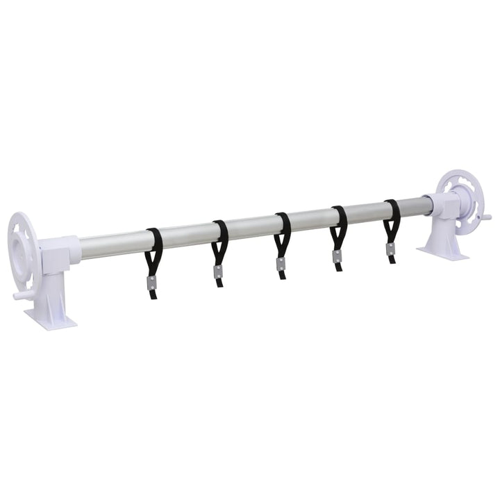 Rouleau De Couverture De Piscine Avec Base En Plastique