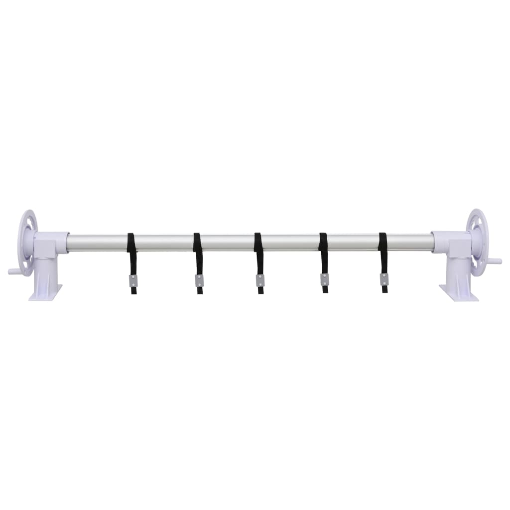 Rouleau De Couverture De Piscine Avec Base En Plastique