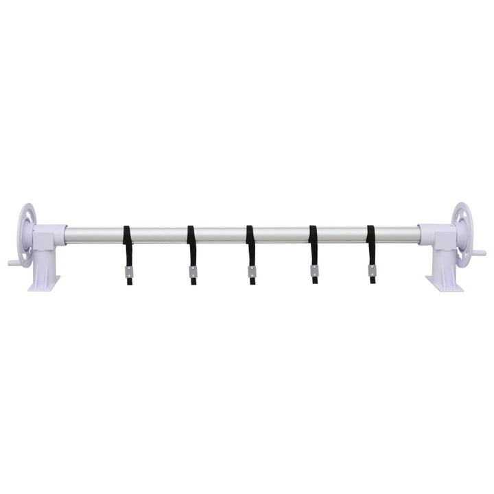 Rouleau De Couverture De Piscine Avec Base En Plastique