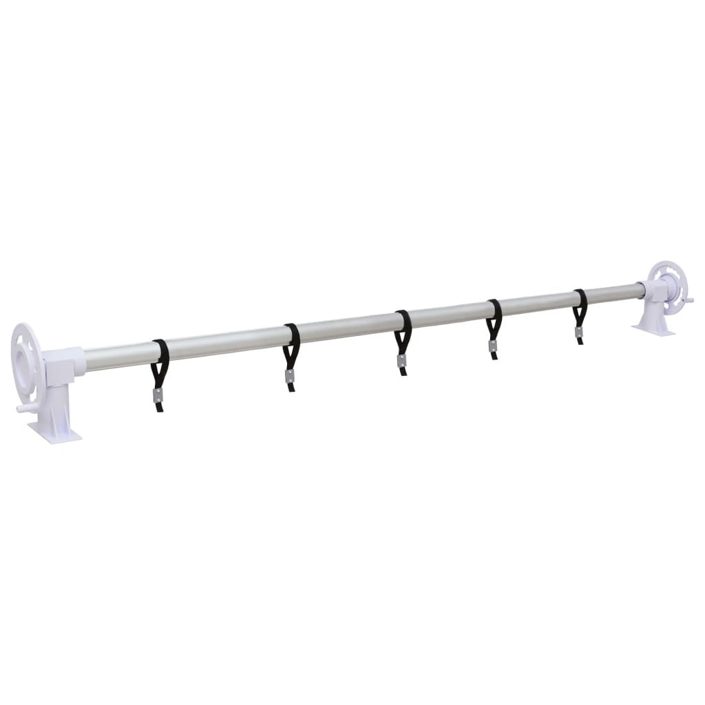 Rouleau De Couverture De Piscine Avec Base En Plastique