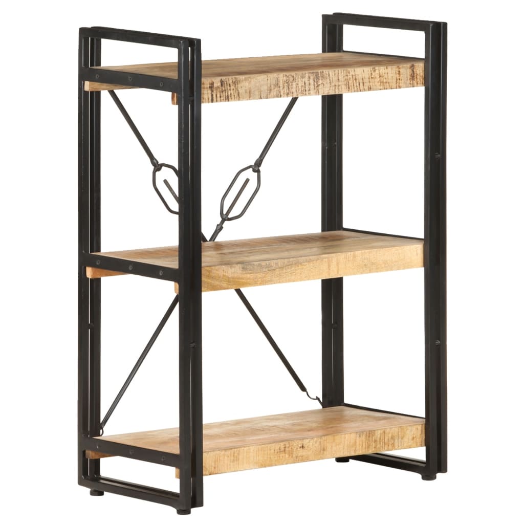Bibliothèque 5 Niveaux 90X30X Bois Solide De Récupération Marron