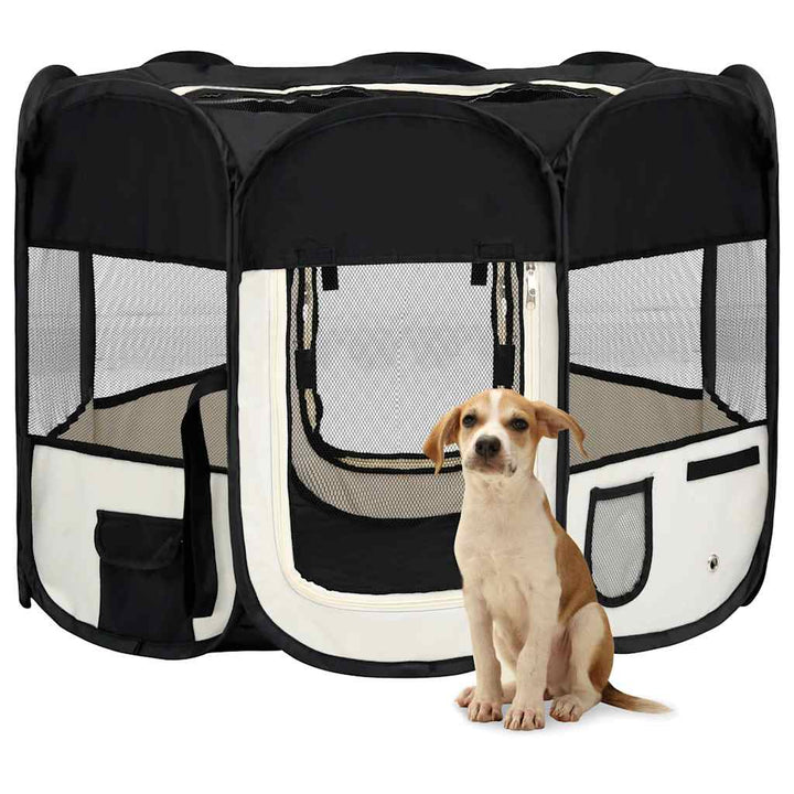 Parc Pour Chiens Pliable Avec Sac De Transport