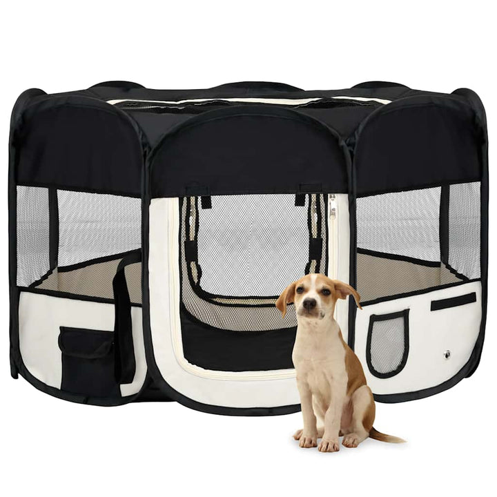 Parc Pour Chiens Pliable Avec Sac De Transport
