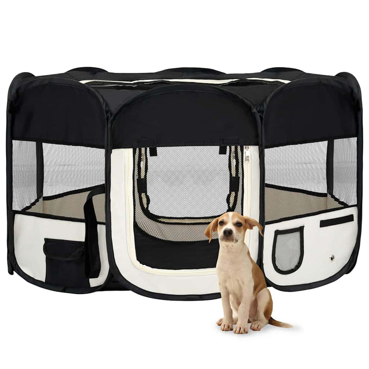 Parc Pour Chiens Pliable Avec Sac De Transport