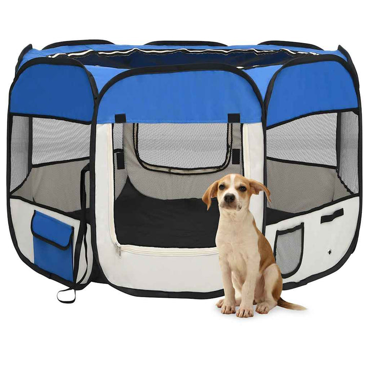 Parc Pour Chiens Pliable Avec Sac De Transport
