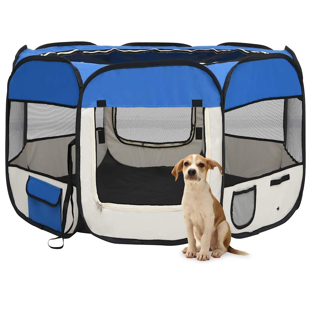 Parc Pour Chiens Pliable Avec Sac De Transport