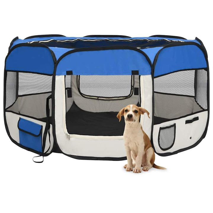 Parc Pour Chiens Pliable Avec Sac De Transport