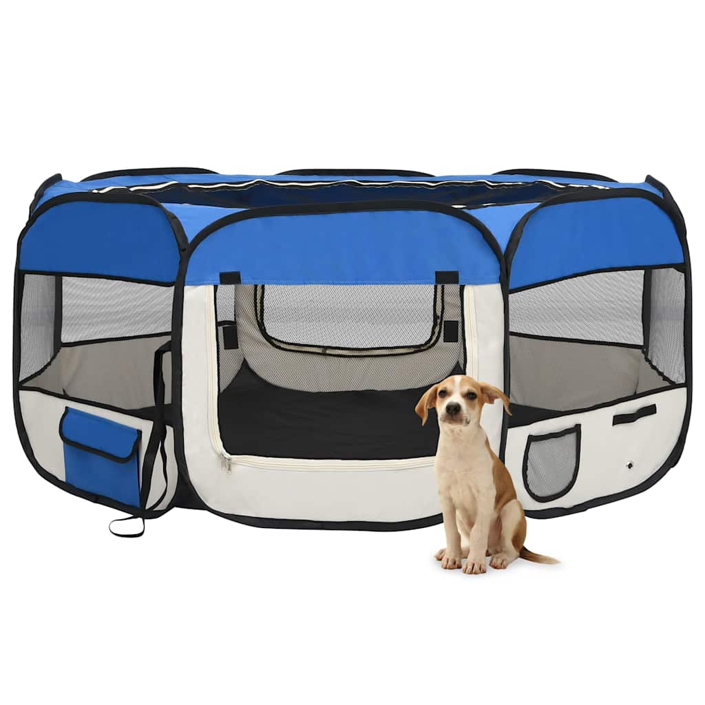 Parc Pour Chiens Pliable Avec Sac De Transport